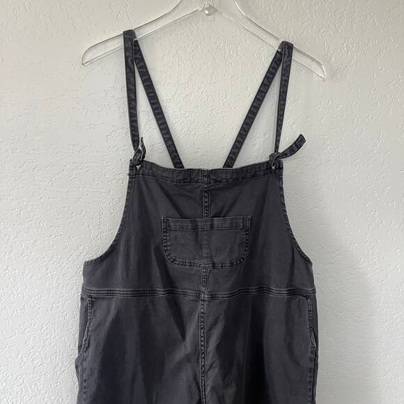 Pilcro Anthropologie Women's Baggy Denim Bib Overalls L Streetwear Festival - Picture 3 of 9